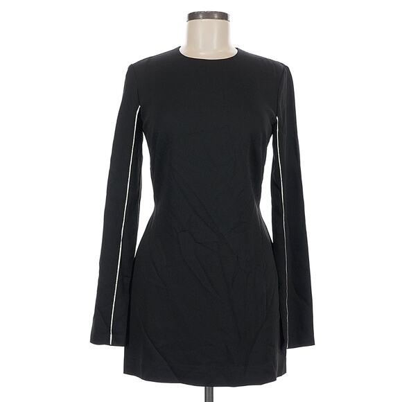 St. Agni Open-Back LBD Minimalist Long Sleeve Cocktail Mini, NWT M - Picture 4 of 7